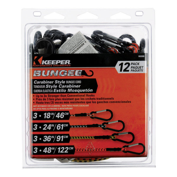 Keeper BUNGEE MINI CARBNR 12PK 6300